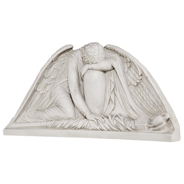 Design Toscano Angel Weeping Pediment Wall Décor & Reviews Wayfair